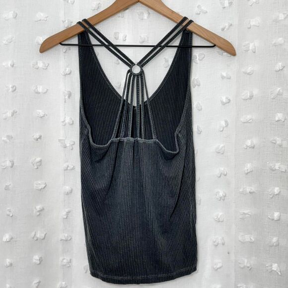 American Eagle Outfitters Gray Crop Tank Womens medium - Picture 3 of 4